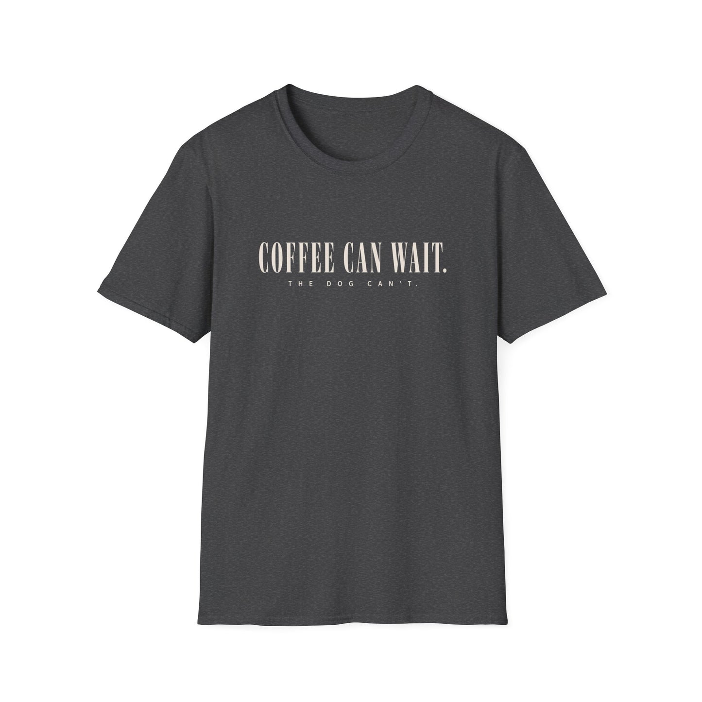 Coffee Can Wait Unisex Tee