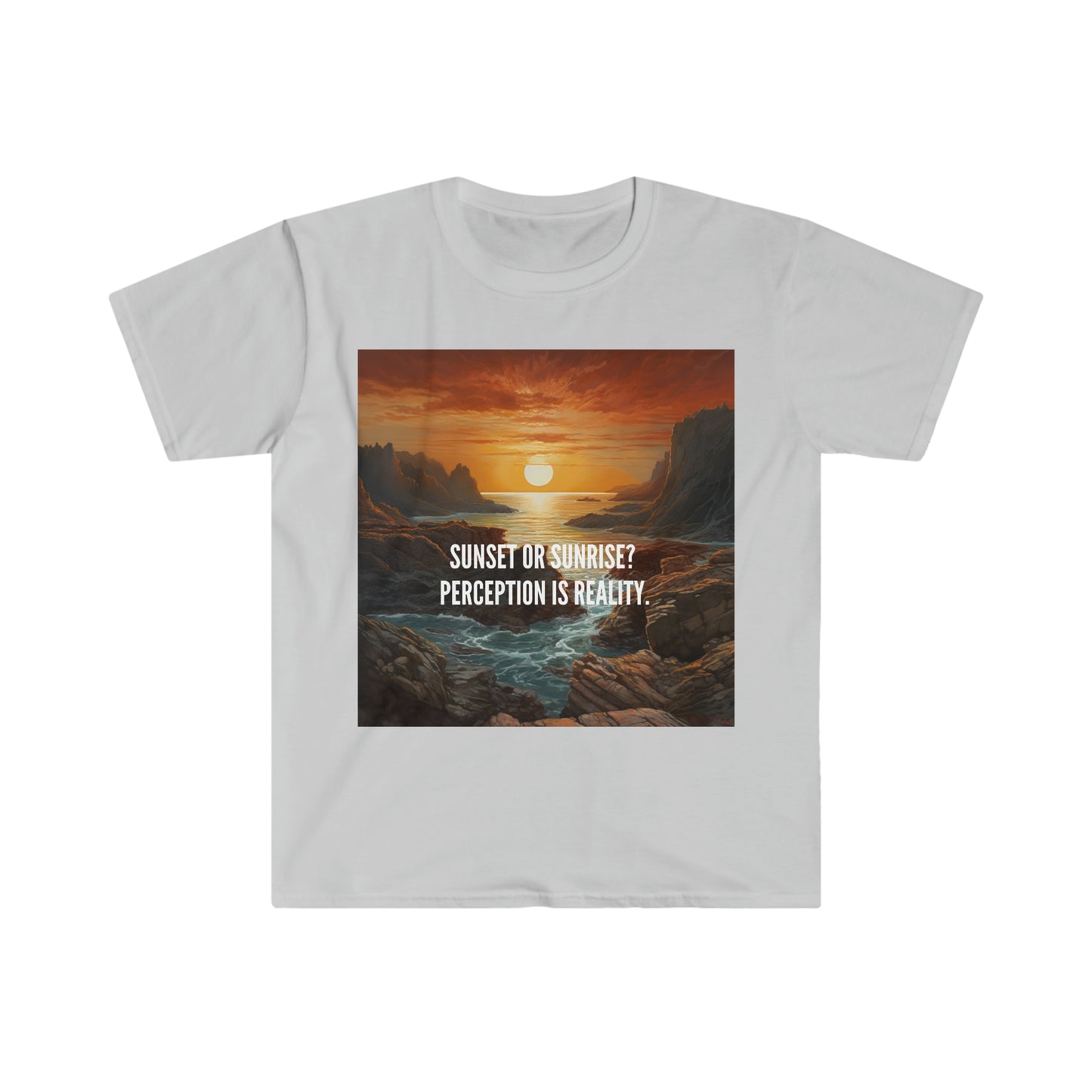 "Sunset Or Sunrise?" Essential Comfort Tee