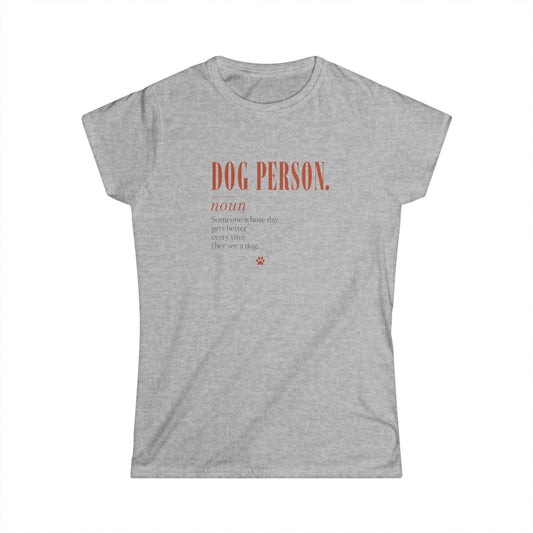 Dog Person Definition Women's Tee
