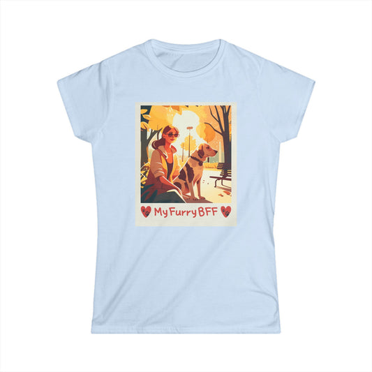 My Furry BFF Ladies' Tee — Polaroid Edition