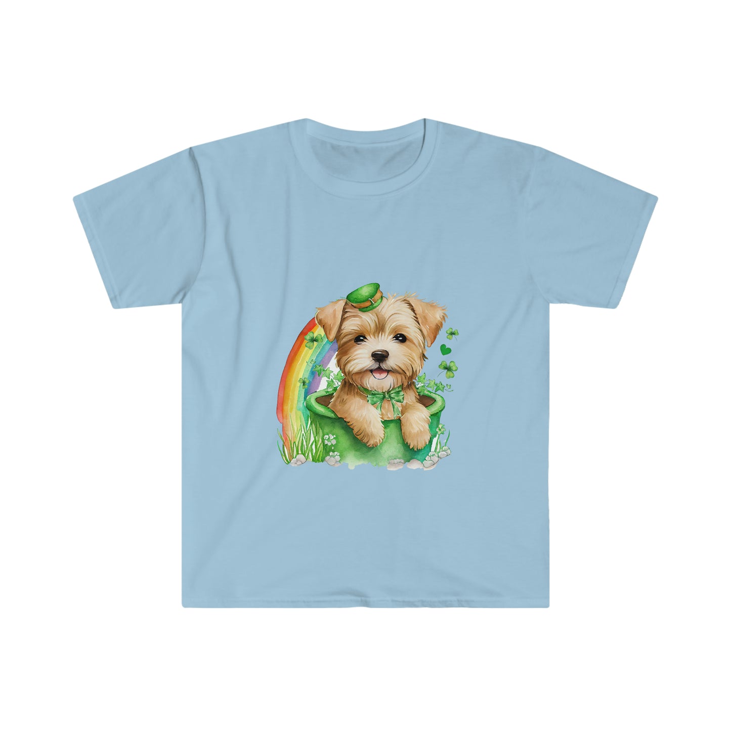 "Saint Cute Smiling Puppy #3" Essential Comfort Tee