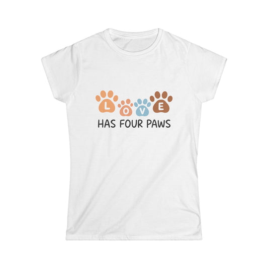 Love Has Four Paws Women's Tee