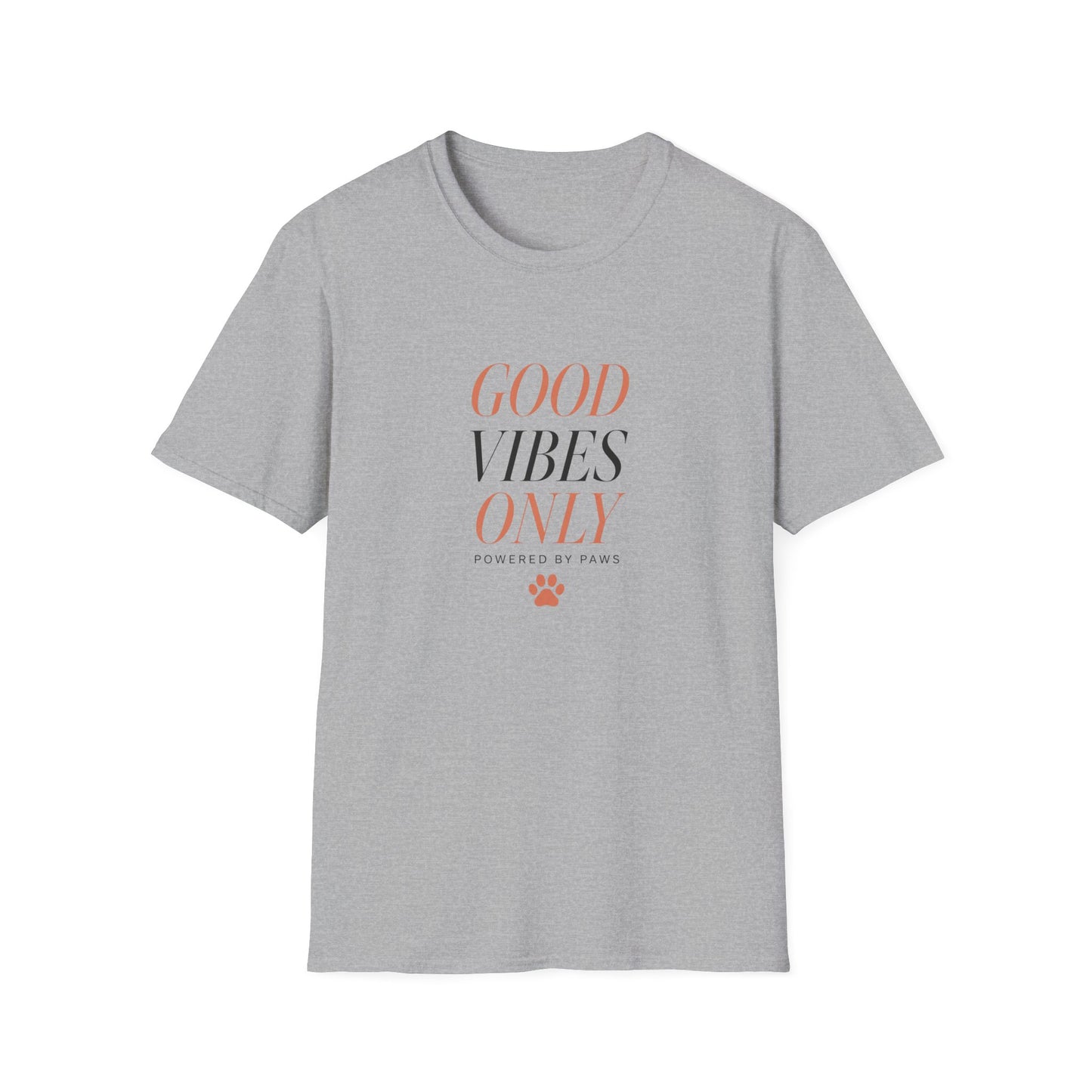 Good Vibes Only Tee — Powered by Paws