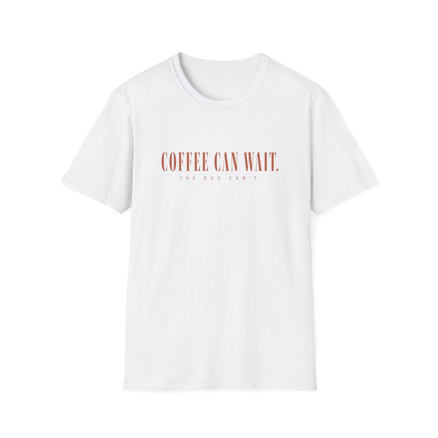 Coffee Can Wait Unisex Tee