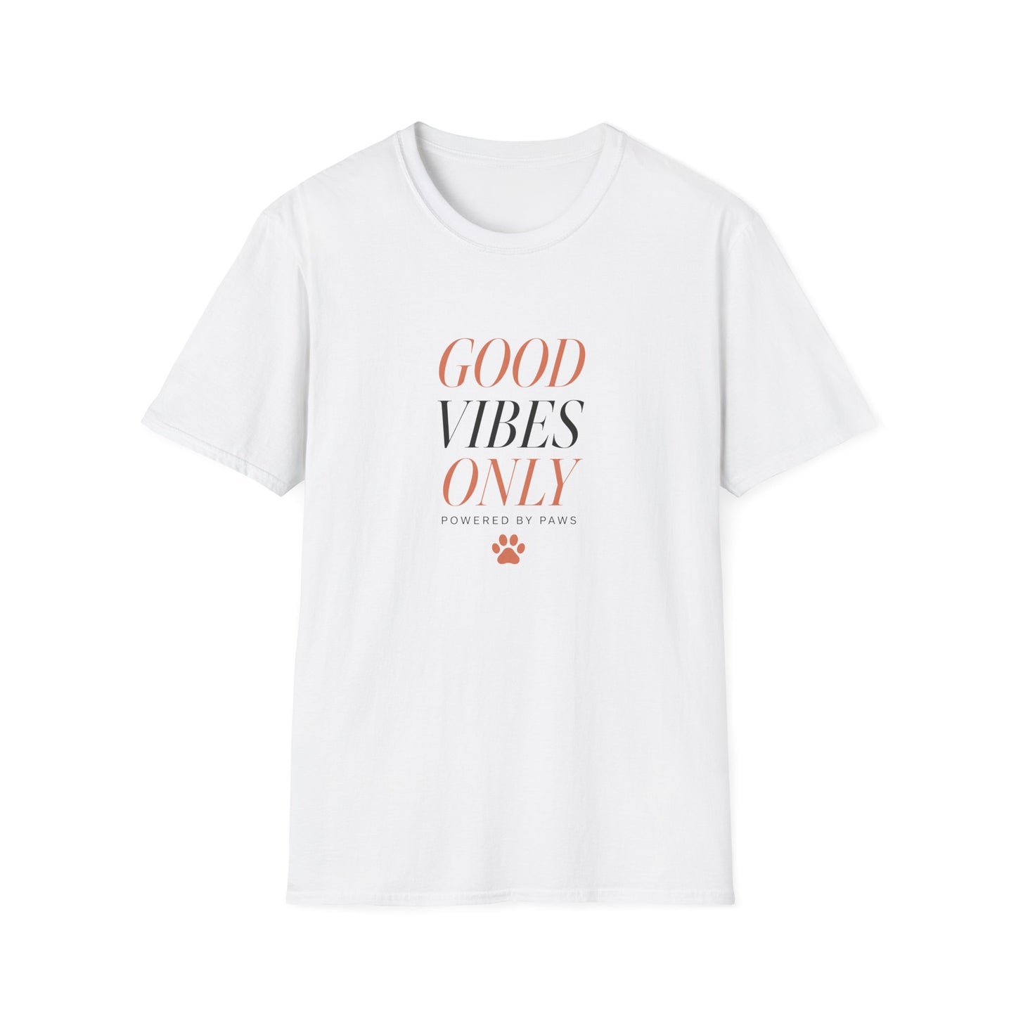 Good Vibes Only Tee — Powered by Paws