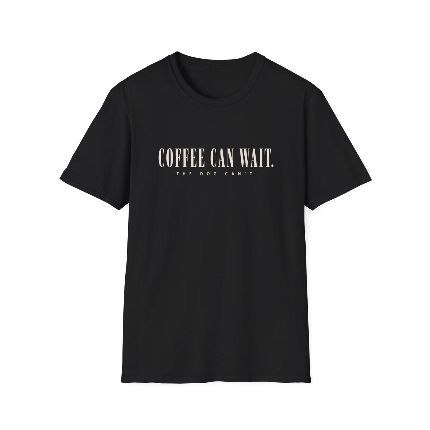 Coffee Can Wait Unisex Tee