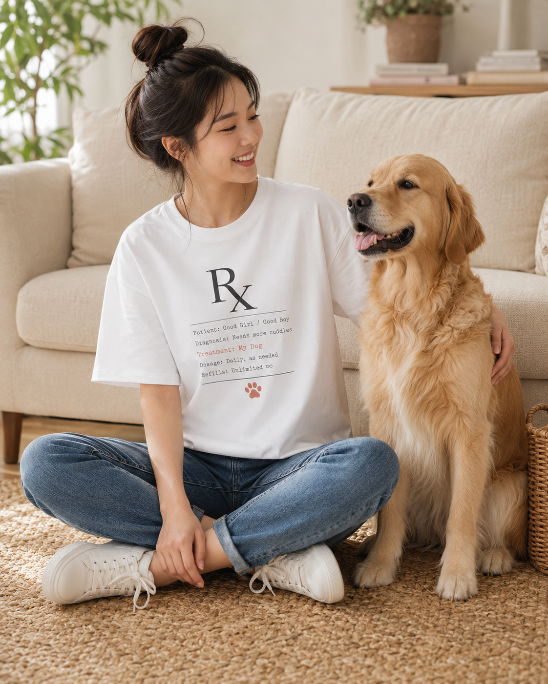 My Dog Is My Therapist Unisex Tee