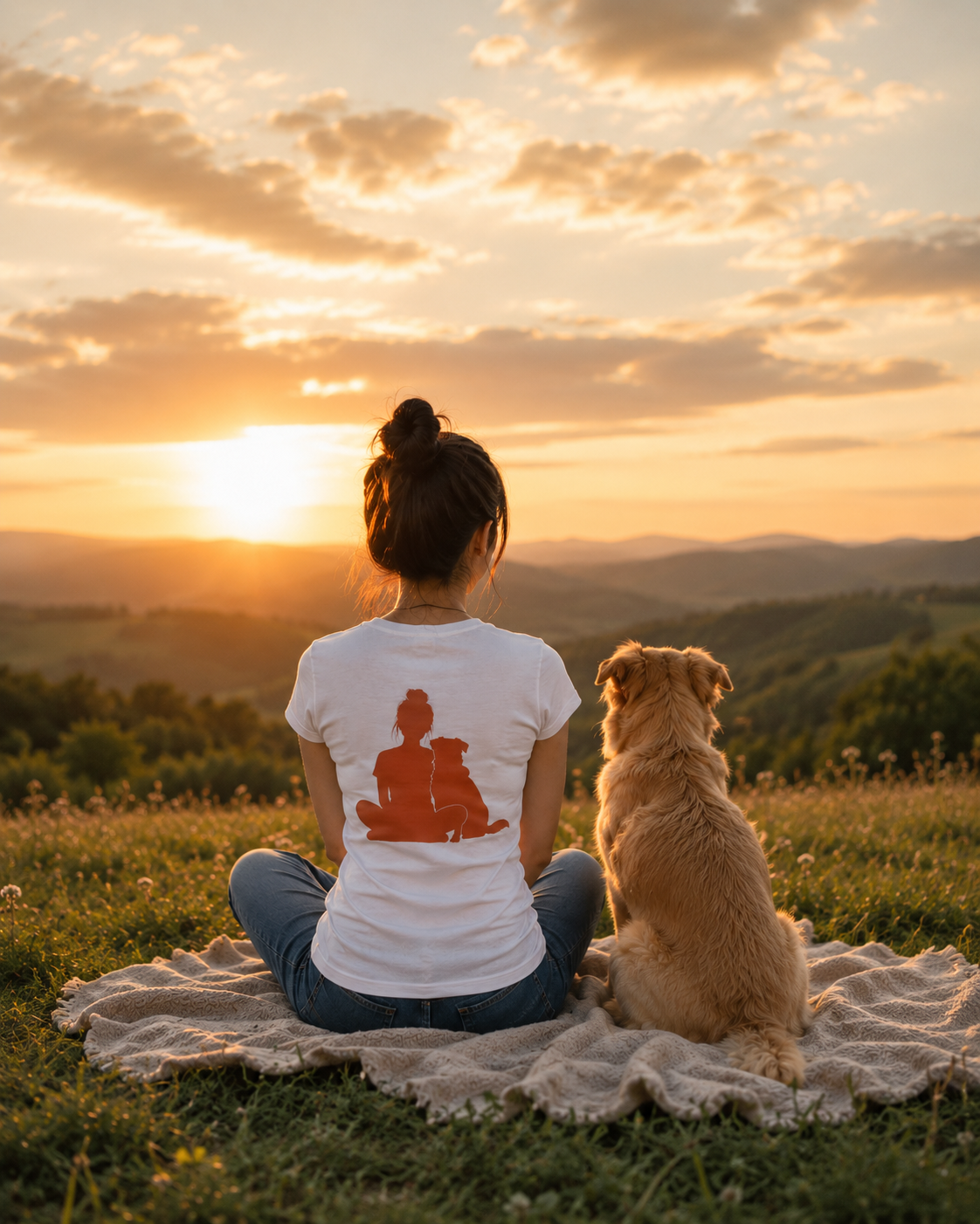 Mom and Her Dog Women's Tee