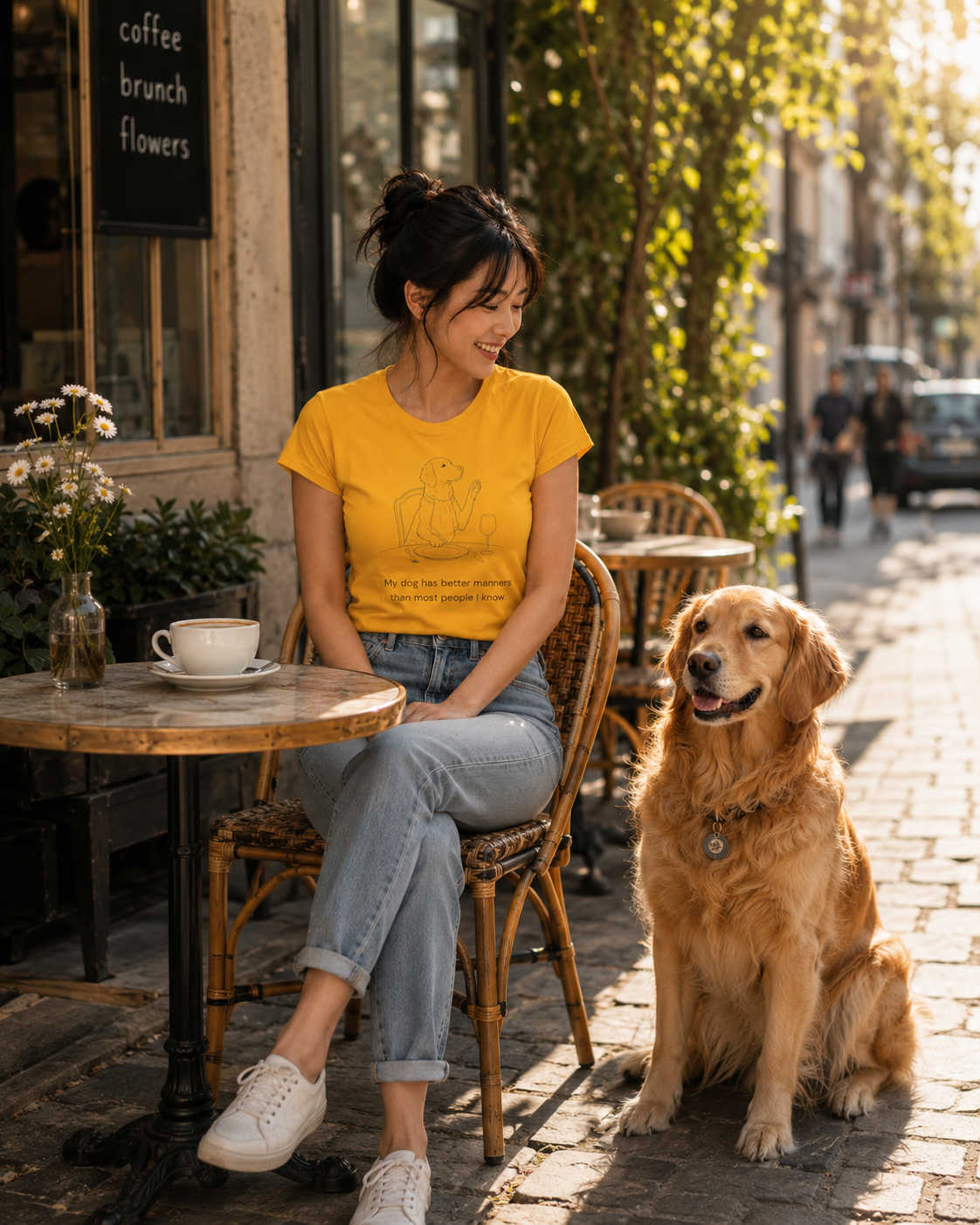 My Dog Has Better Manners Women's Tee