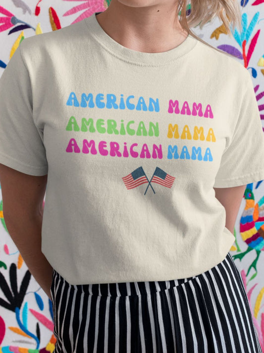 "American Mama 2" Essential Comfort Tee