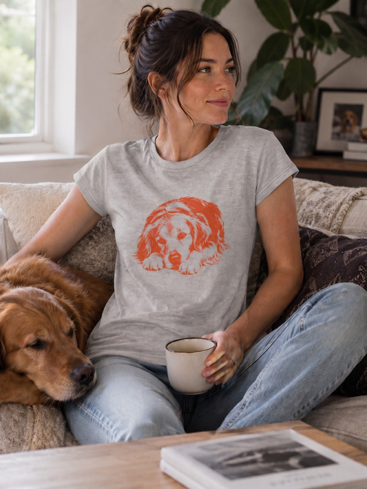 Golden Retriever Study Women's Tee