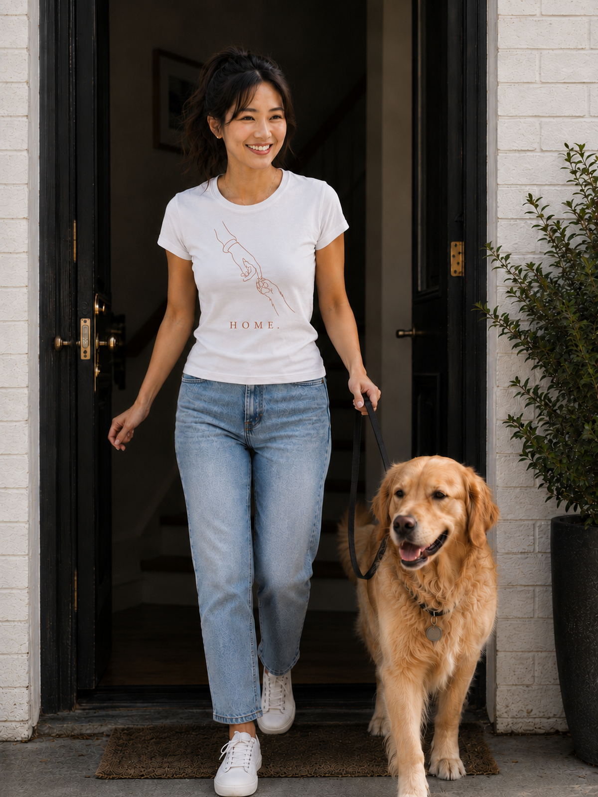 Home Collection — Paw & Hand Women's Tee