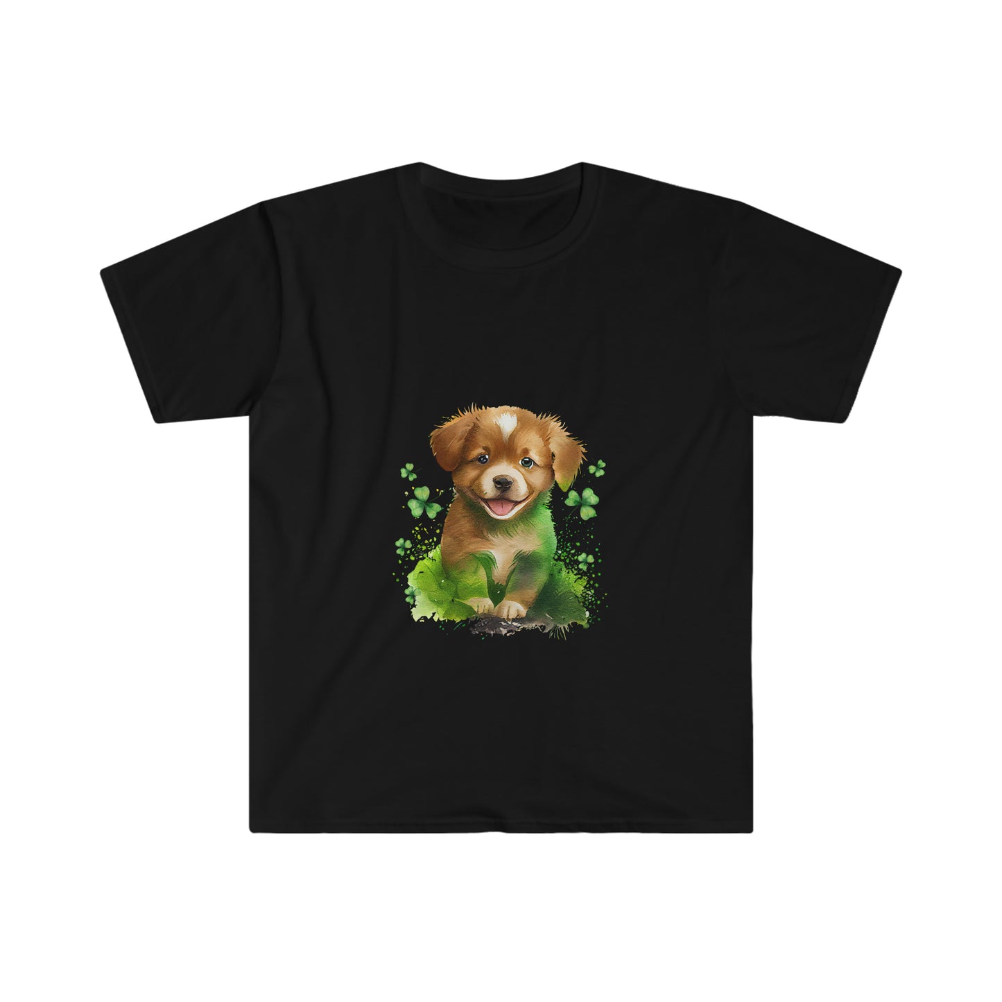 "Saint Cute Smiling Puppy #4" Essential Comfort Tee