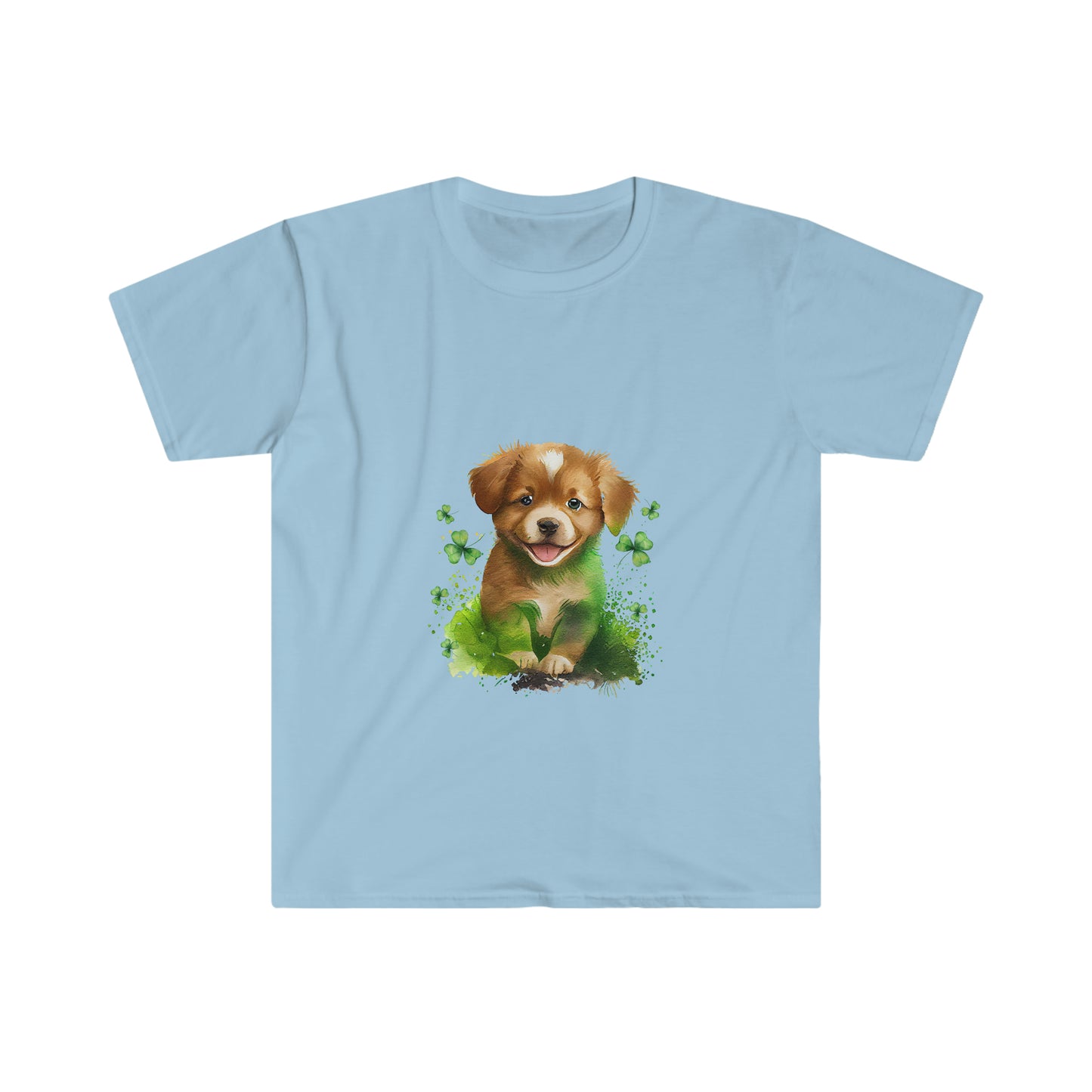 "Saint Cute Smiling Puppy #4" Essential Comfort Tee