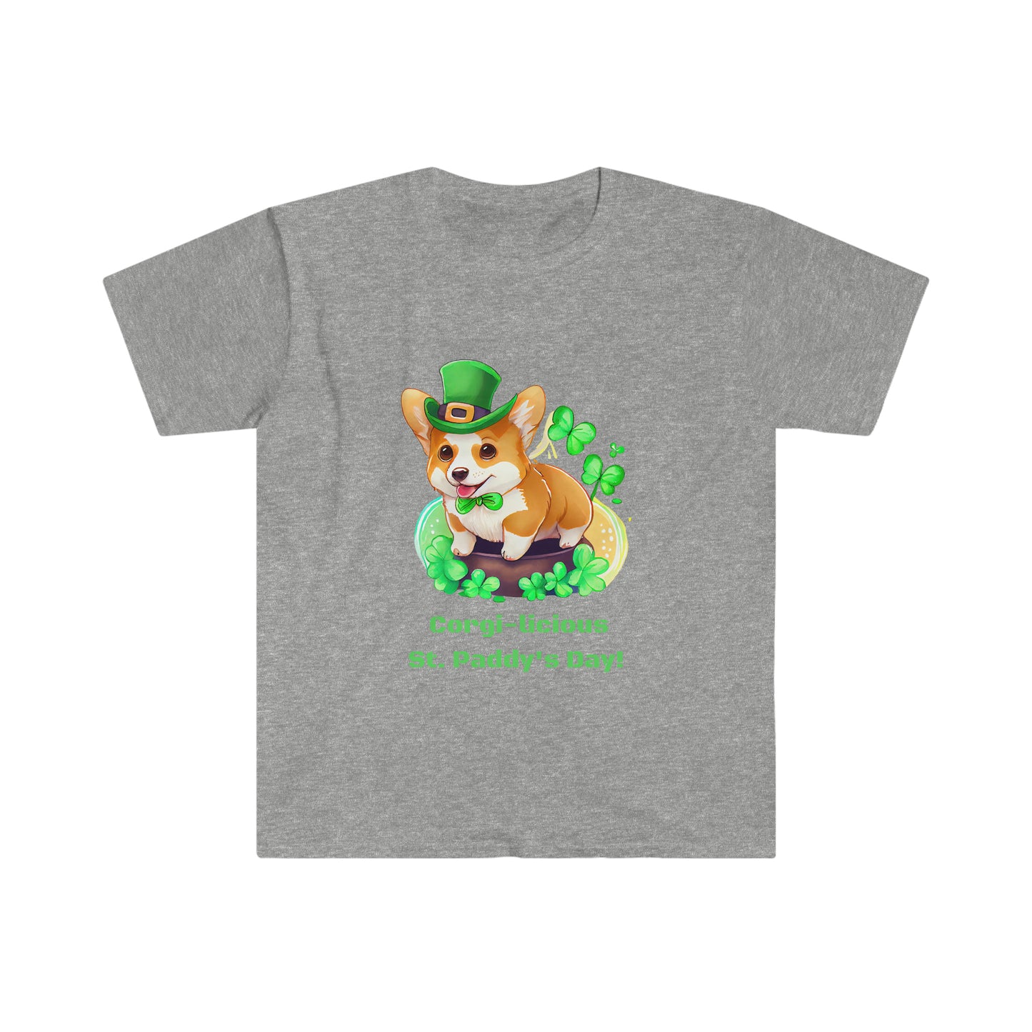 'Cute St. Patrick's Day Corgi Dog' Essential Comfort Tee