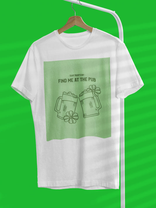 "Find Me At The Pub" Essential Comfort Tee
