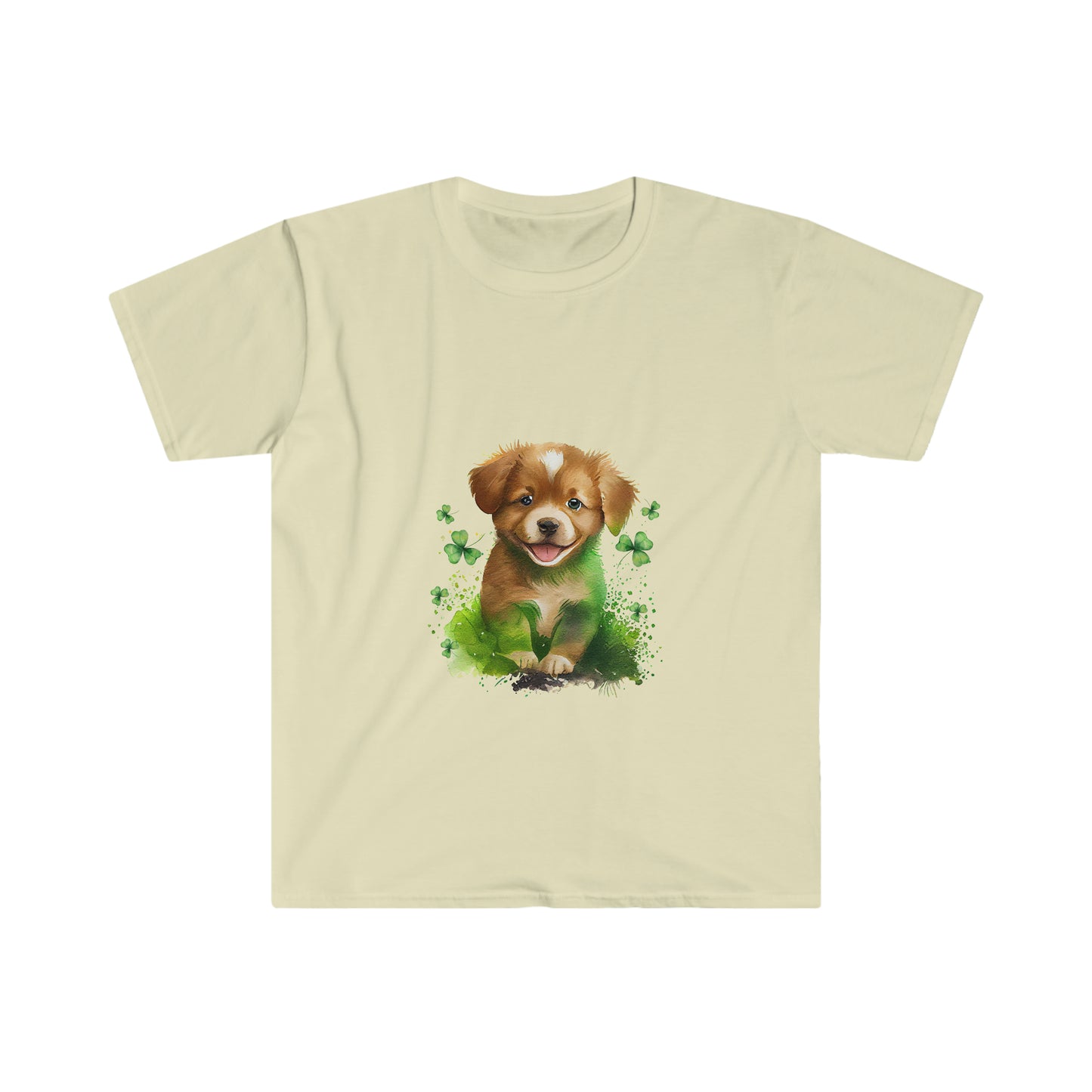 "Saint Cute Smiling Puppy #4" Essential Comfort Tee