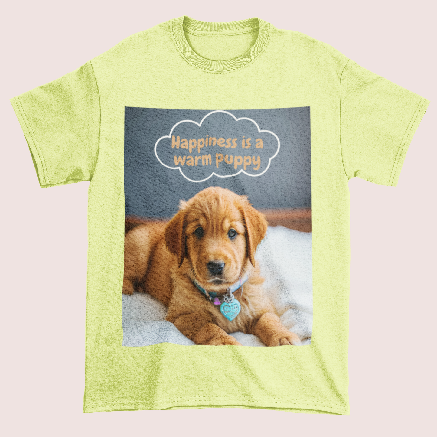 'Happiness Is A Warm Puppy' Essential Comfort Tee